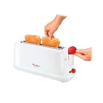 Tostadora Moulinex LS160111, Blanco, 1000 W, 1 ranura