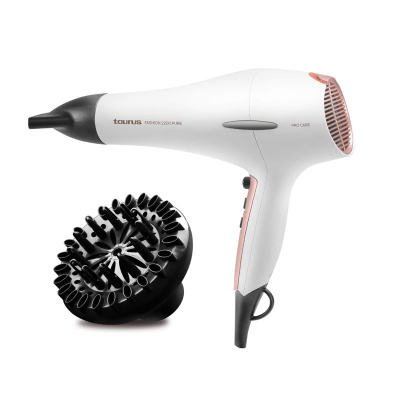 Secador Taurus Fashion 2200 Pure 2200 W Gris, Oro rosa, Blanco