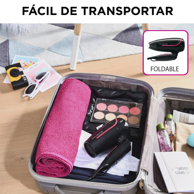 Secador de pelo Rowenta compacto y plegable Nomad 1600 W CV3323