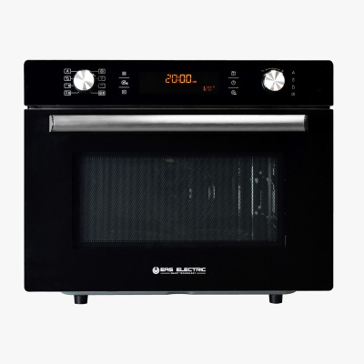 Microondas con función Horno 36 litros Cristal Negro