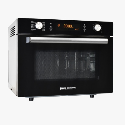 Microondas con función Horno 36 litros Cristal Negro