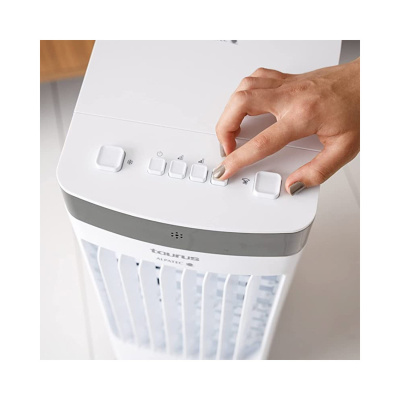 Climatizador evaporativo Taurus R403, 3 velocidades, función oscilación, 270 m³/h, 80 W