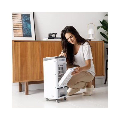 Climatizador evaporativo Taurus R403, 3 velocidades, función oscilación, 270 m³/h, 80 W