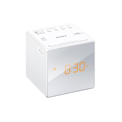 Radio reloj Sony ICF-C1, LED, 10.1 cm, 10.2 cm, 10.1 cm, CR2032, Color blanco