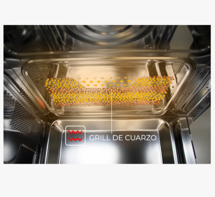 Microondas con Grill 28 litros total Inox