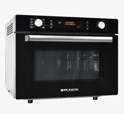 Microondas con función Horno 36 litros Cristal Negro